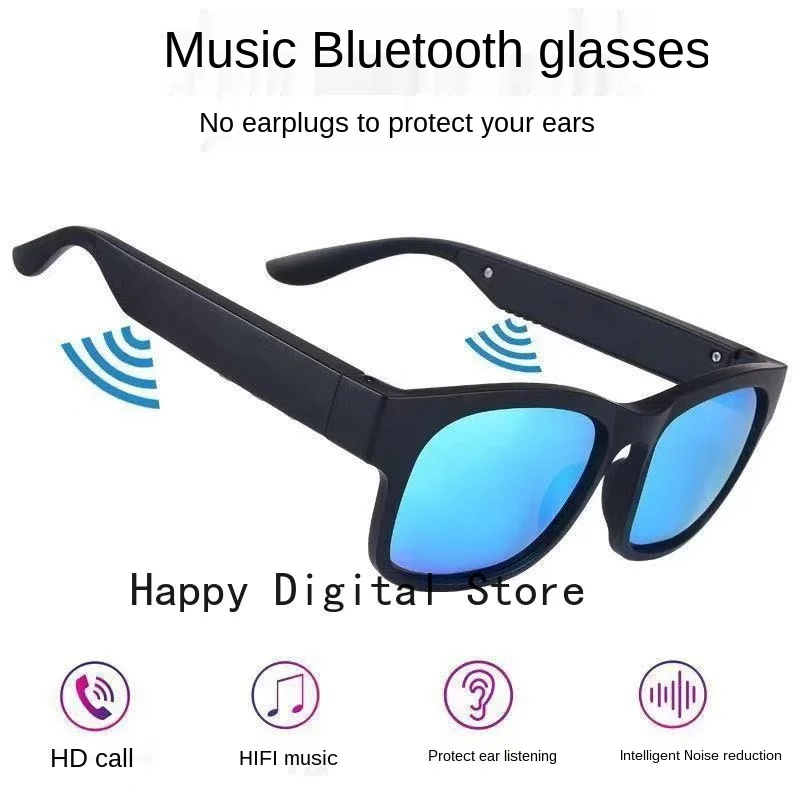 

Новинка 2022, смарт-очки Bluetooth 5,0, направленные солнцезащитные очки Polaroid, головные уборы, спорт, умный дом