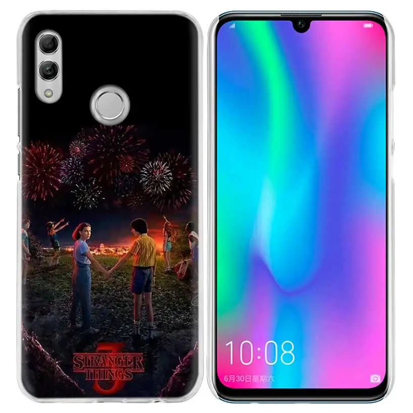 Чехол для ТВ-шоу странные вещи для huawei Honor 9X 8X Y9 20 9 10 Lite Play 8C 8A Pro V20 20i Y6 Y7 жесткий чехол для телефона