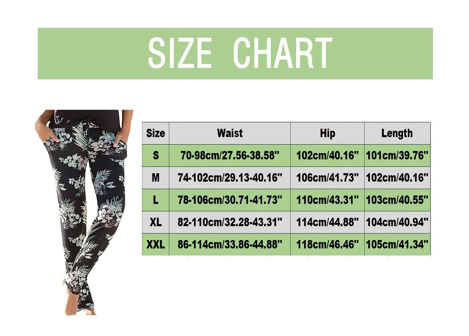 

Women High Waist Floral Printing Pants Easy Trousers Boho Beach Long Pants With Pockets Fashion Trousers Pantalon Pour Femme