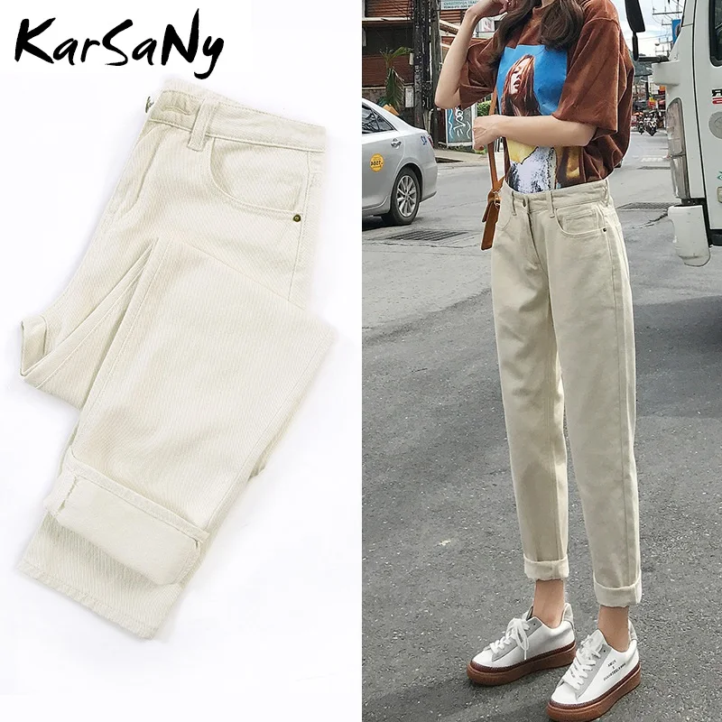 

Boyfriend Jeans For Women Loose Denim Pants Mom Harem Women Jeans Summer High Waist Jean Femme Capris Women's Boyfriend Jeans