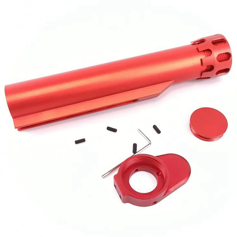 Запасная удлинительная трубка Mil Spec для страйкбола металлическая буферная M4 M16 AR