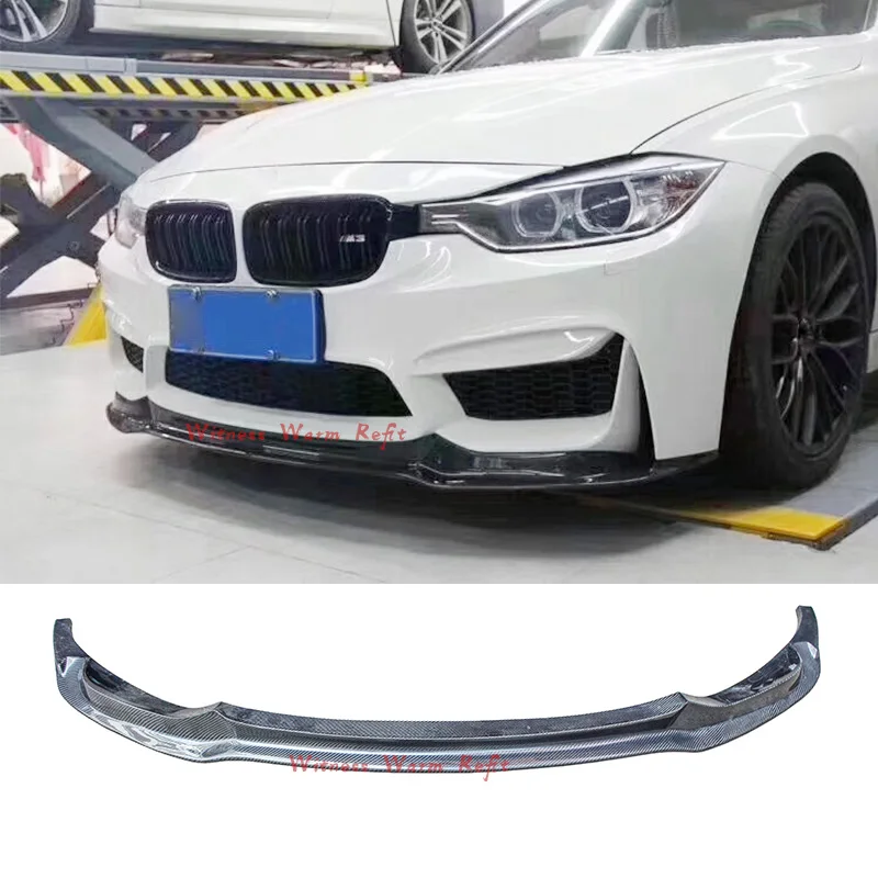Углеродное волокно/FRP для BMW 3 серии F30 320i 328i 335i AN M3 передний бампер губа спойлер