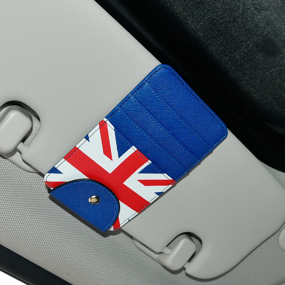 Автомобильный козырек держатель для карт удостоверение личности имя карта