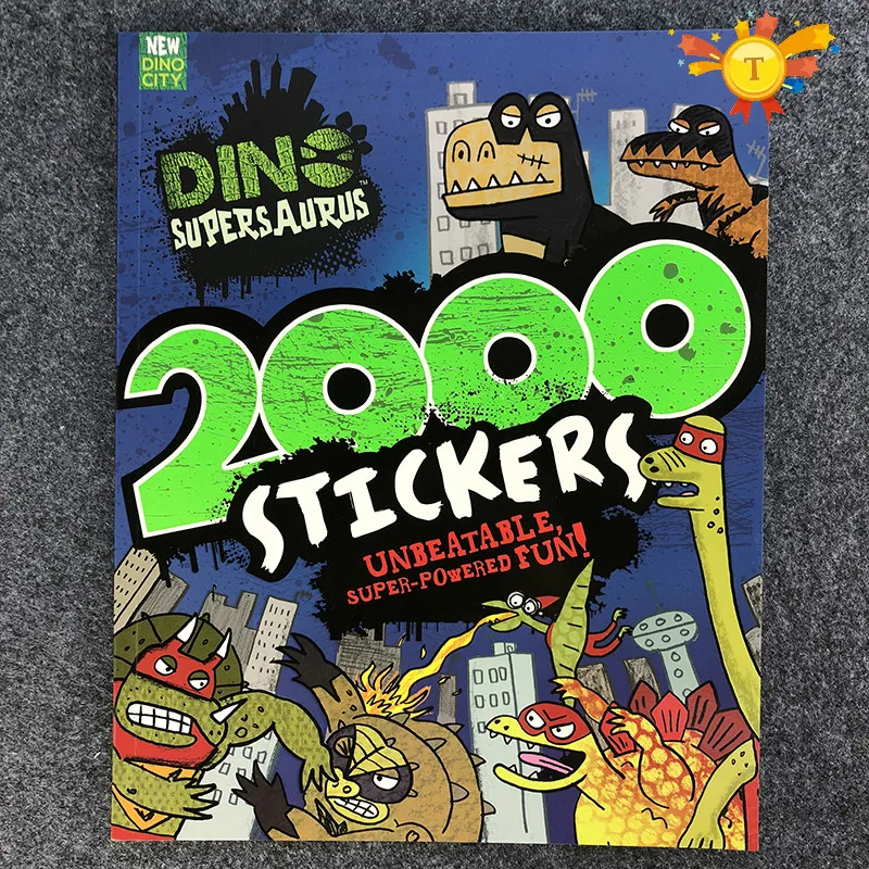 1 2000 наклейки английская книга активности для детей/Животные/Принцесса/Ферма/инопланетянин/Хэллоуин наклейки для мальчиков и девочек Подарки Игрушки - Цвет: 1
