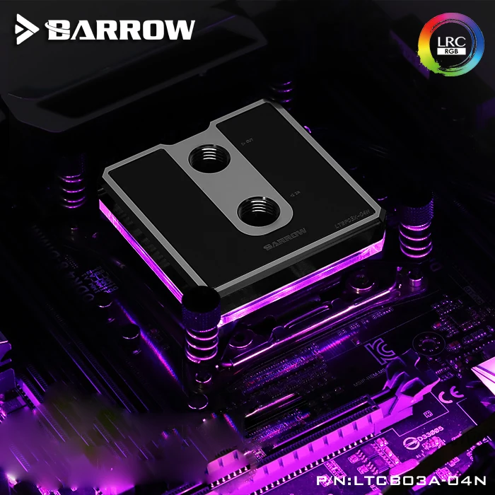 Barrow CPU Водяной кулер для процессора AMD RYZEN AM3/ AM4/POM/латунная металлическая