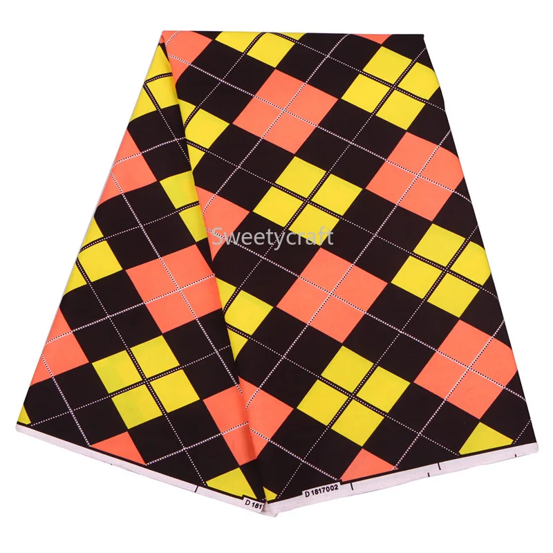 6 ярдов высококачественная ткань Φ Гана реальные восковые ткани новинка 2020 100%