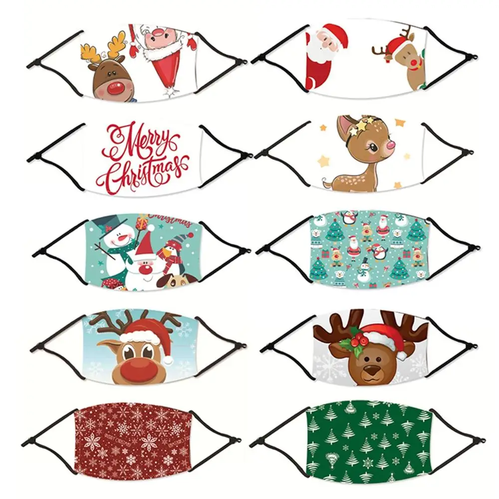 FENGRISE Рождественская маска Лось раньше для дома 2022 Рождественское украшение