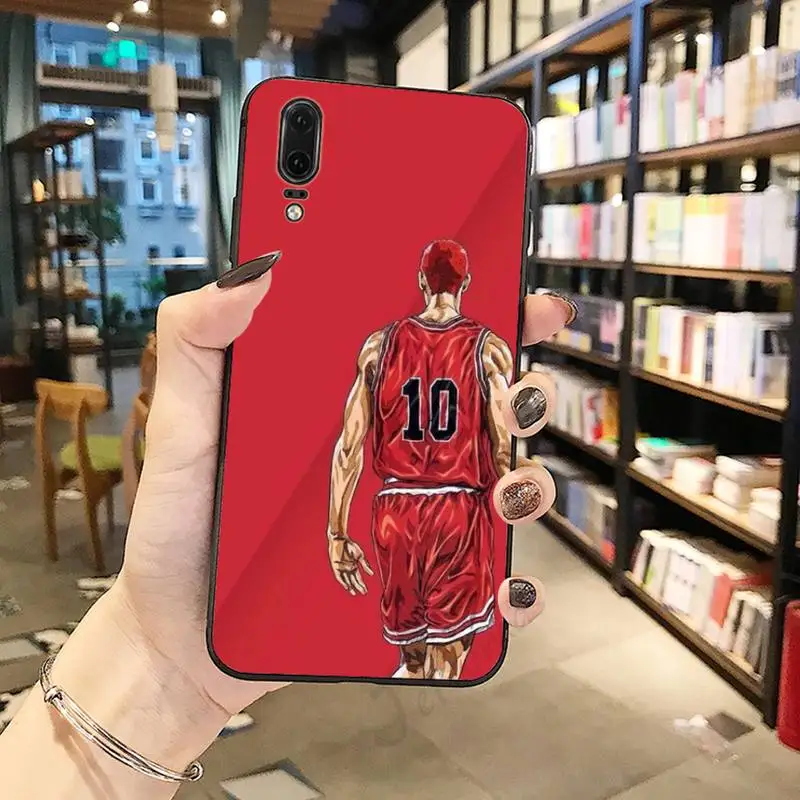 

Slam Dunk japanese anime manga Phone Case For Huawei honor Mate P 10 20 30 40 i 9 8 pro x Lite smart 2019 nova 5t