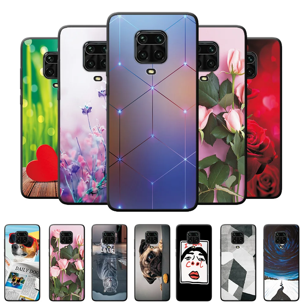 Чехол для Xiaomi Redmi Note 9S чехол 9Pro черные чехлы из ТПУ 9 Pro Max хит продаж забавный