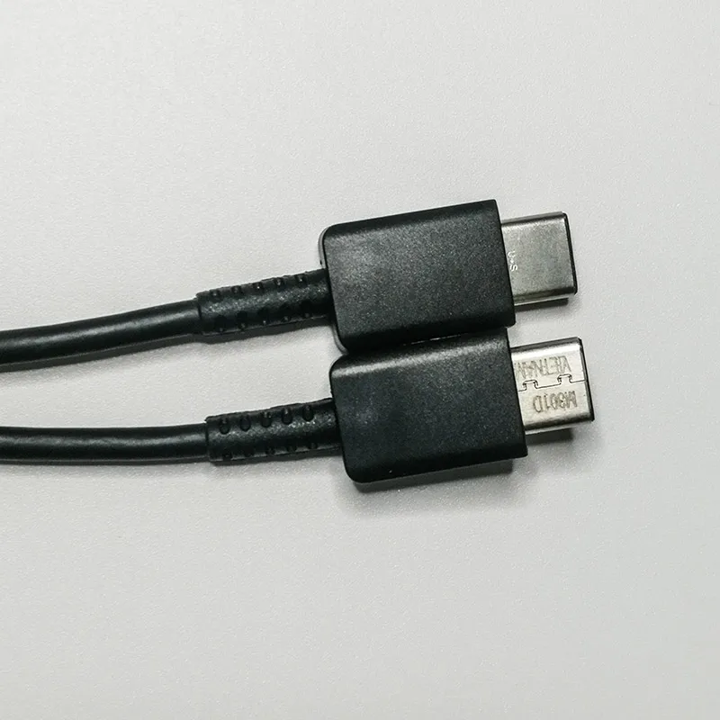 Кабель для быстрой зарядки samsung 100 см типа C к кабелю типа C PD QC3.0 для Galaxy Note 10