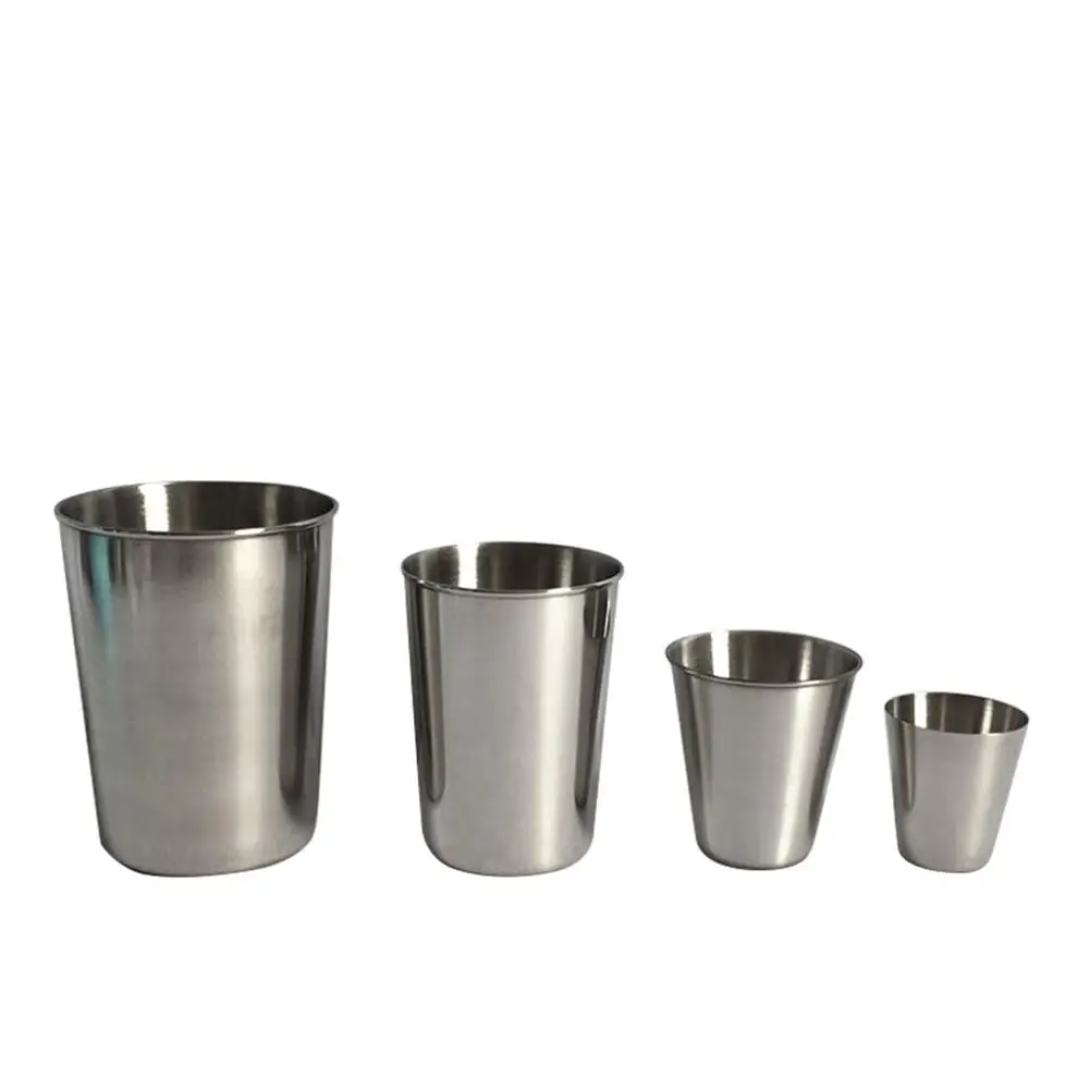 1 шт. чашки из нержавеющей стали чашка для вина пива кофе кружки виски молока