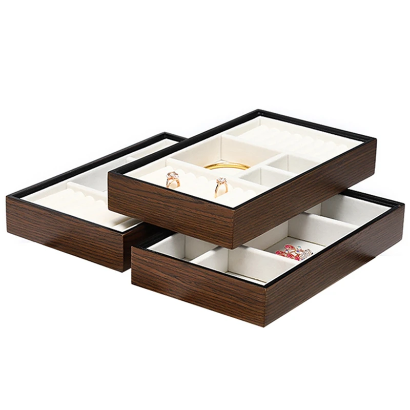 

Solid Wood Jewelry Box Retro Jewelry Storage Box Wooden Jewelry Box Large Capacity Multi-Layer Wooden Box
