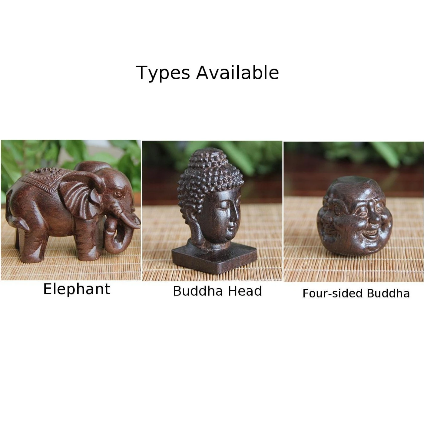 Практичная деревянная скульптура украшение Будды слон искусство ремесла дома
