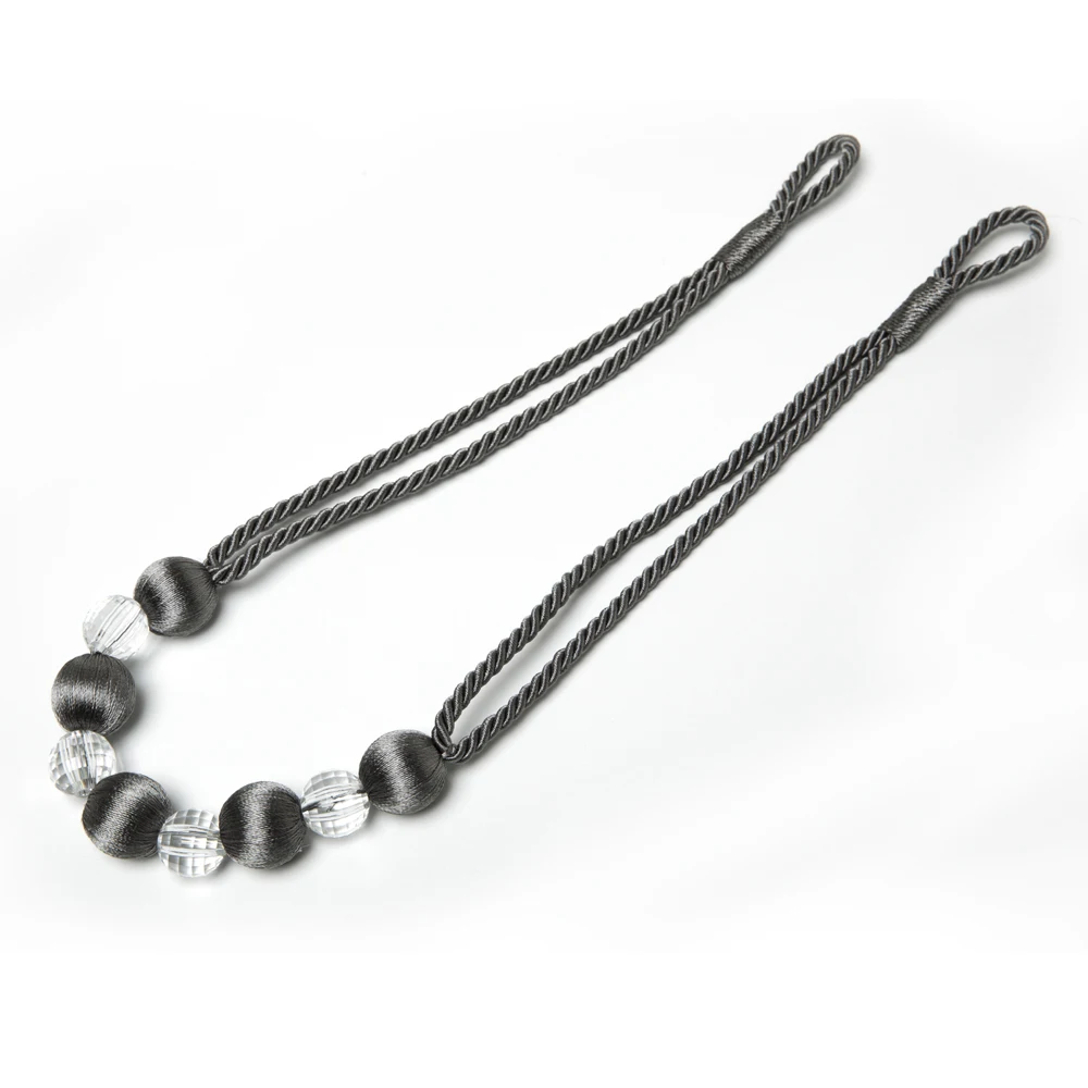 1 шт. завязки для штор веревка занавески с блестящими хрустальными бусинами