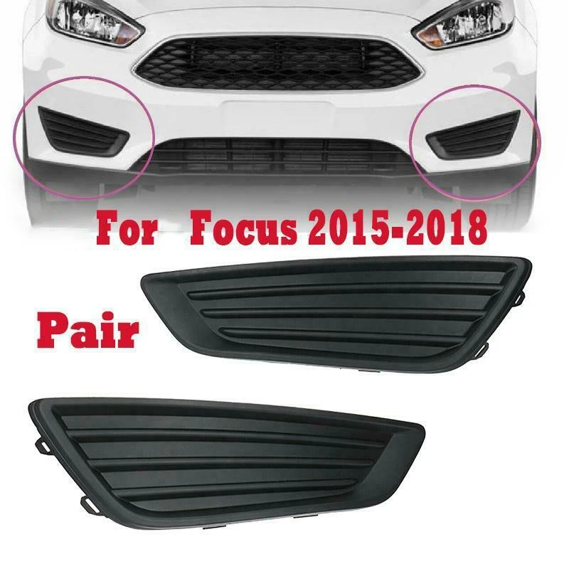 Для Ford Focus S/SE модели 2015 2016 2017 2018 передний противотуманный Светильник лампы рамка