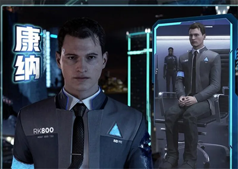 Детройт: станьте человеком RK800 Connor Kara косплей парик для ролевых игр синтетические