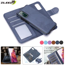 Shckproof Case For Samsung Galaxy S22 S21 FE S20 S10 E S9 S8 Note 20 10 9 8 Ultra Plus Flip Wallet Cards Leather Phone Bag Cover