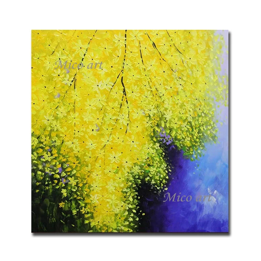 

No Framed Hand Painted Heavy Textured Knife Thick Oil Painting On Canvas Artwork Wall Decor Art Craft For Hotel Decor