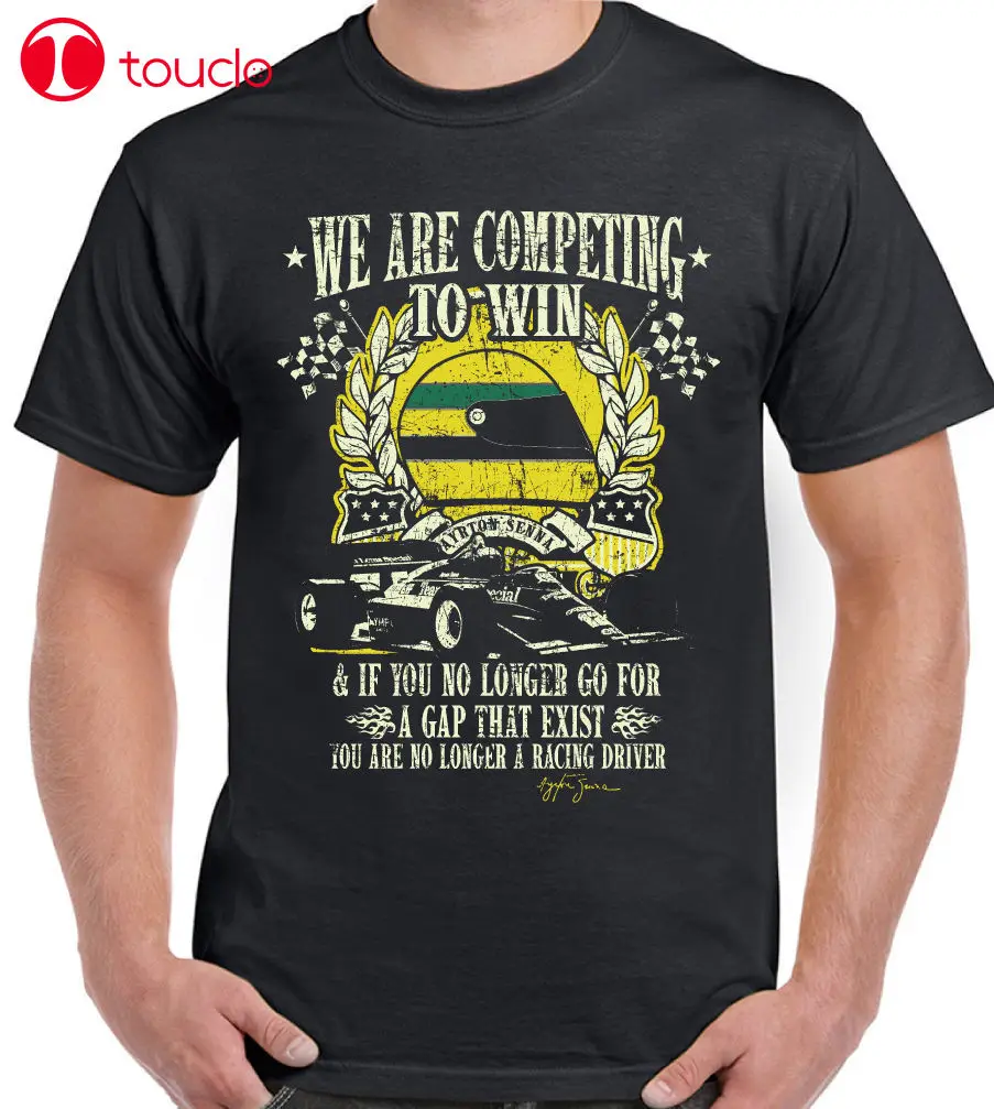 New Fashion Men'S T Shirt Ayrton Senna Quote - Mens T-Shirt Sweatshirts |