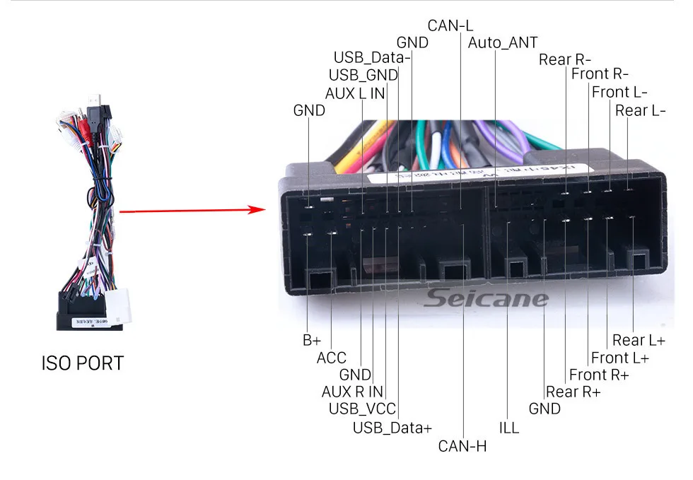 Seicane " Android 9,0/8,1 четырехъядерный автомобильный радиоприемник с навигацией GPS мультимедийный плеер для 2013- hyundai IX45 SantaFe