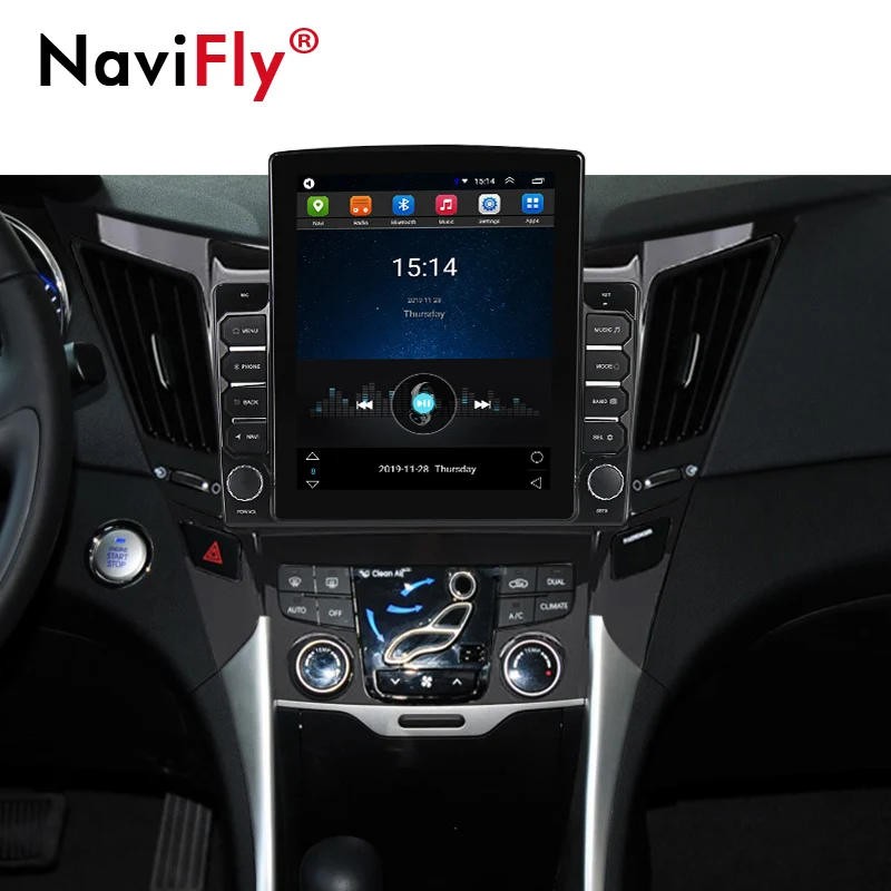 4G LTE Android система Tesla экран Авторадио автомобильный навигатор плеер для Hyundai Sonata