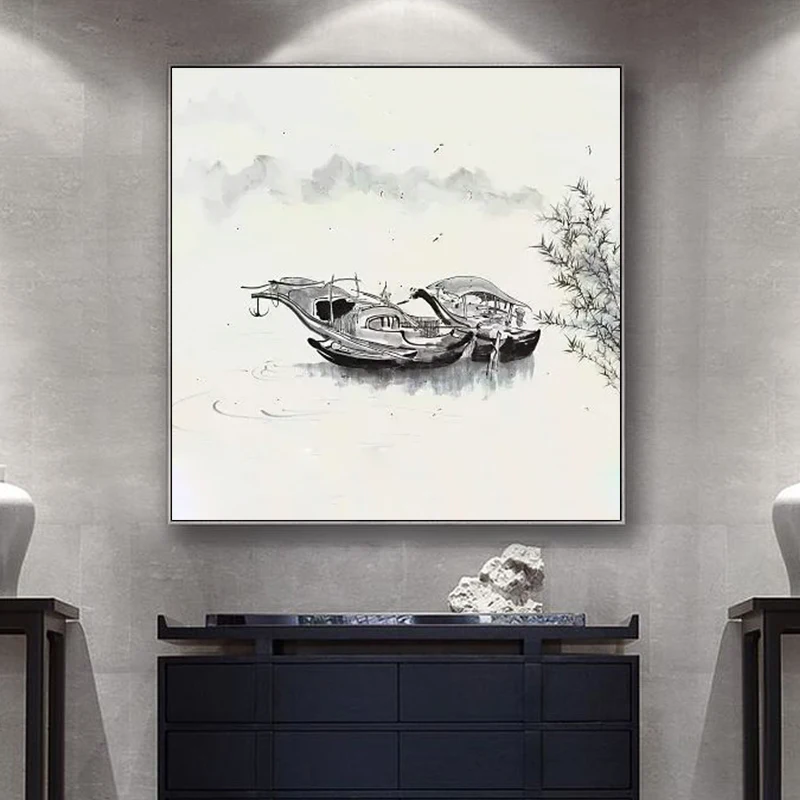 DIY Рисование по номерам картины против инструментария у гуаньчжун искусство