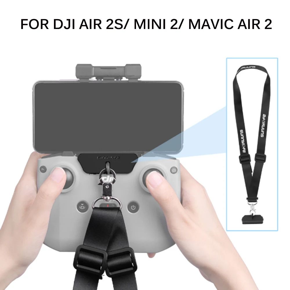 DJI Mavic 3/ Air 2/ 2S Remote Controller Neck Strap RC Bracket Adjustable Lanyard with Hook for Mini 2 Accessories | Электроника