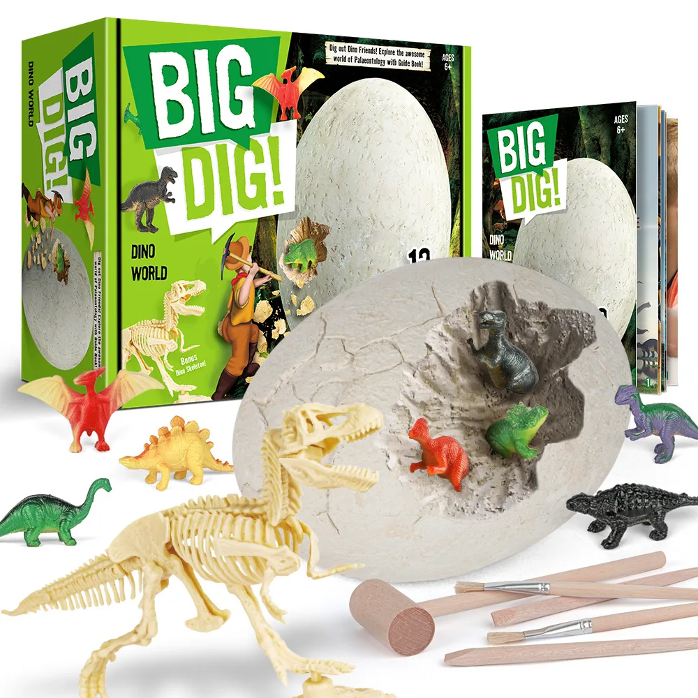 

Dinosaur World Toy Set Archaeological Excavation Overlord Dinosaur Egg Jurassic Animal Model Educational Toy Birthday Gift