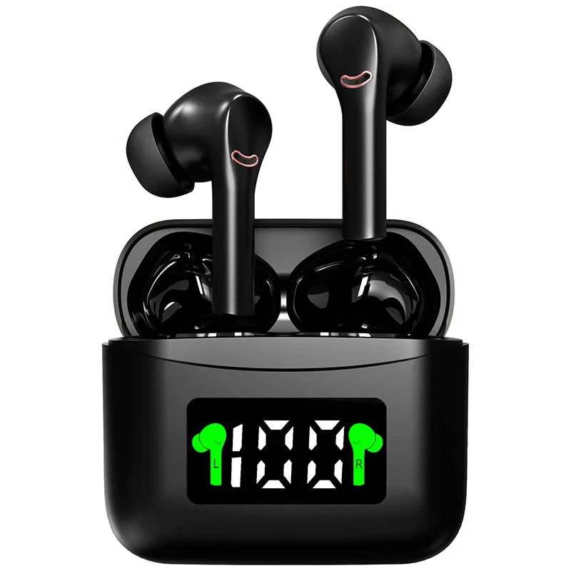 

Беспроводная стерео гарнитура Bluetooth 5,0 водонепроницаемые Ipx5 наушники с микрофоном для спорта черные