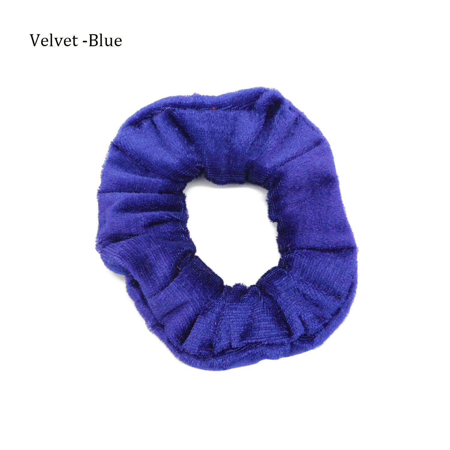 Velvet -Blue Резинка для волос, резинка для волос, резинка для волос, держатель для хвоста, жемчужные бусы, женские резинки для волос, аксессуары для женщин - Цвет: Velvet -Blue