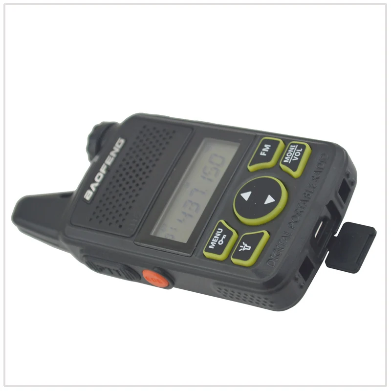 2pieces baofeng walkie talkie bf t1 uhf 400 470mhz 20ch 1w mini pocket ham fm two way radio with earpieceusb programming cable free global shipping