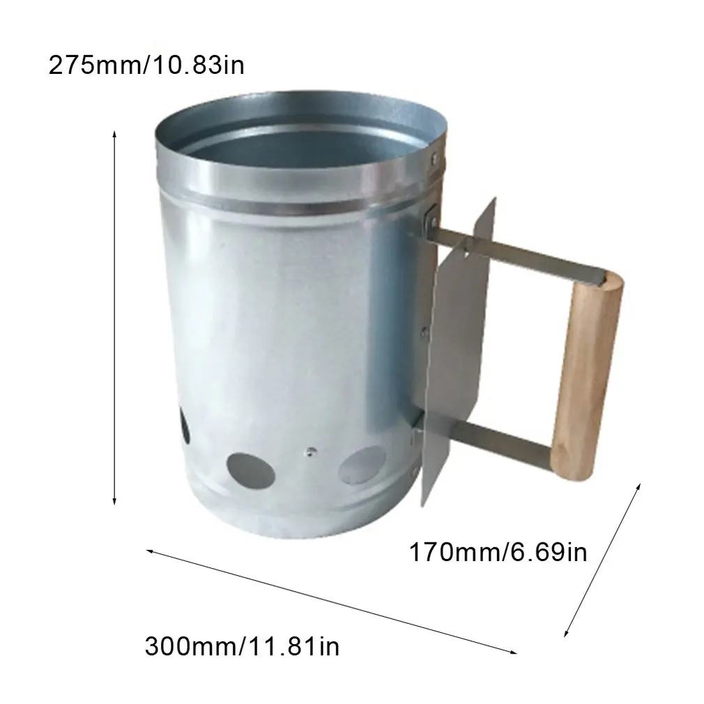 Утолщенная оцинкованная деревянная ручка углеродный ствол зажигания точка