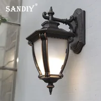 SANDIY Wall Light LED Outdoor Lighting IP65 Waterproof Sconce for House Doorway Porch Villa Garden Retro Exterior Wall Lamp