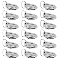 25pcs pacifier clips metal pacifier clips craft clips garment suspender clips with sewing clips suspender clip