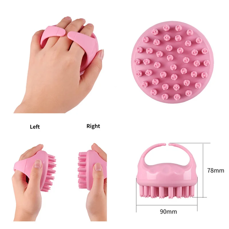 Upgraded Hair Scalp Massager Shampoo Brush for Shower Dandruff Removal Soft Silicone Care Comb Cleaning | Дом и сад