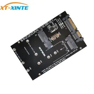 M2 Sata адаптер конвертер карты M.2 Sata SSD адаптер 2,5 дюйма SATA M2 NGFF SATA 2242 2260 2280 твердотельный накопитель MSATA SSD адаптер для ПК