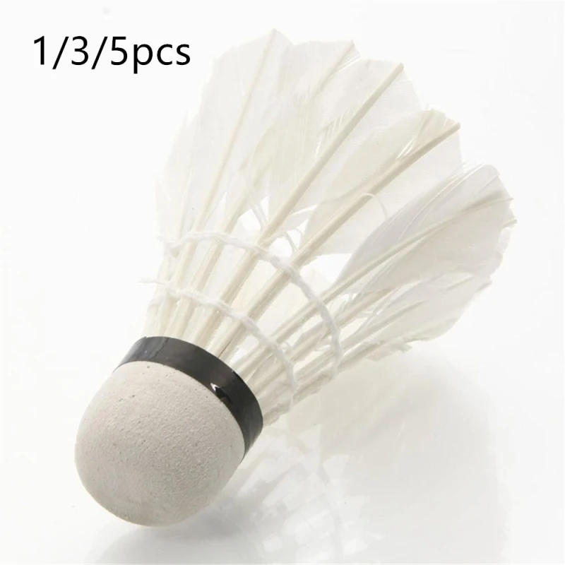 

Professional Badminton Balls White Feather Durable Training Badminton Ball Sports Accessories for Sports Club