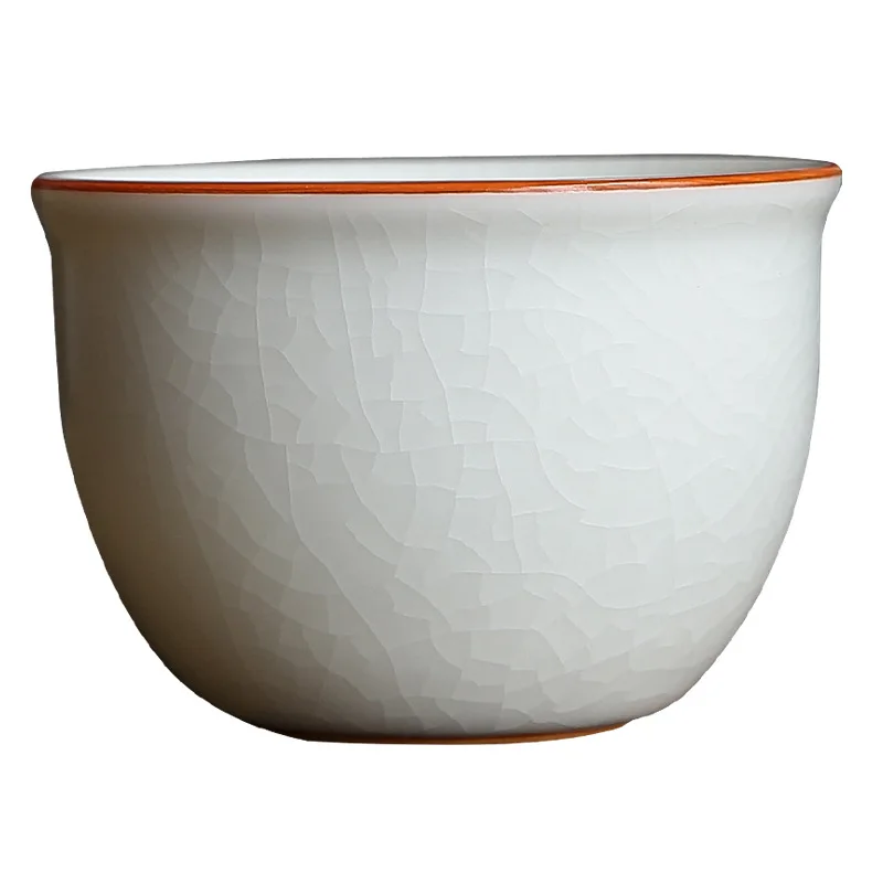 Juego de t&eacute; de kung-fu pintado a mano, vaso Maestro de taza &uacute;nica, taza de t&eacute; port&aacute;til con brillo-4