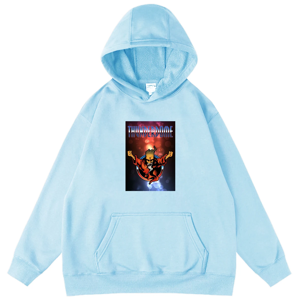 

Thunderdome Men's hoodies Sweatshirts Streetwear Funny Hooded clothes Japanese style Anime Design Letter Printed Hoodies Men