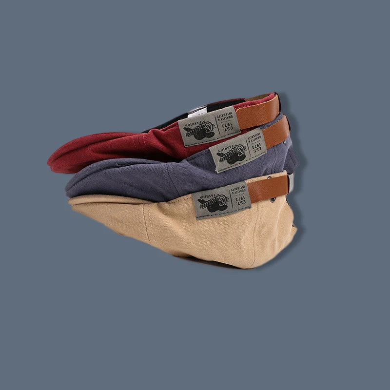 2020 New Wearing Style Men Hats Berets British Western Style Ivy Cap Classic Woman Vintage Cotton And Linen Beret