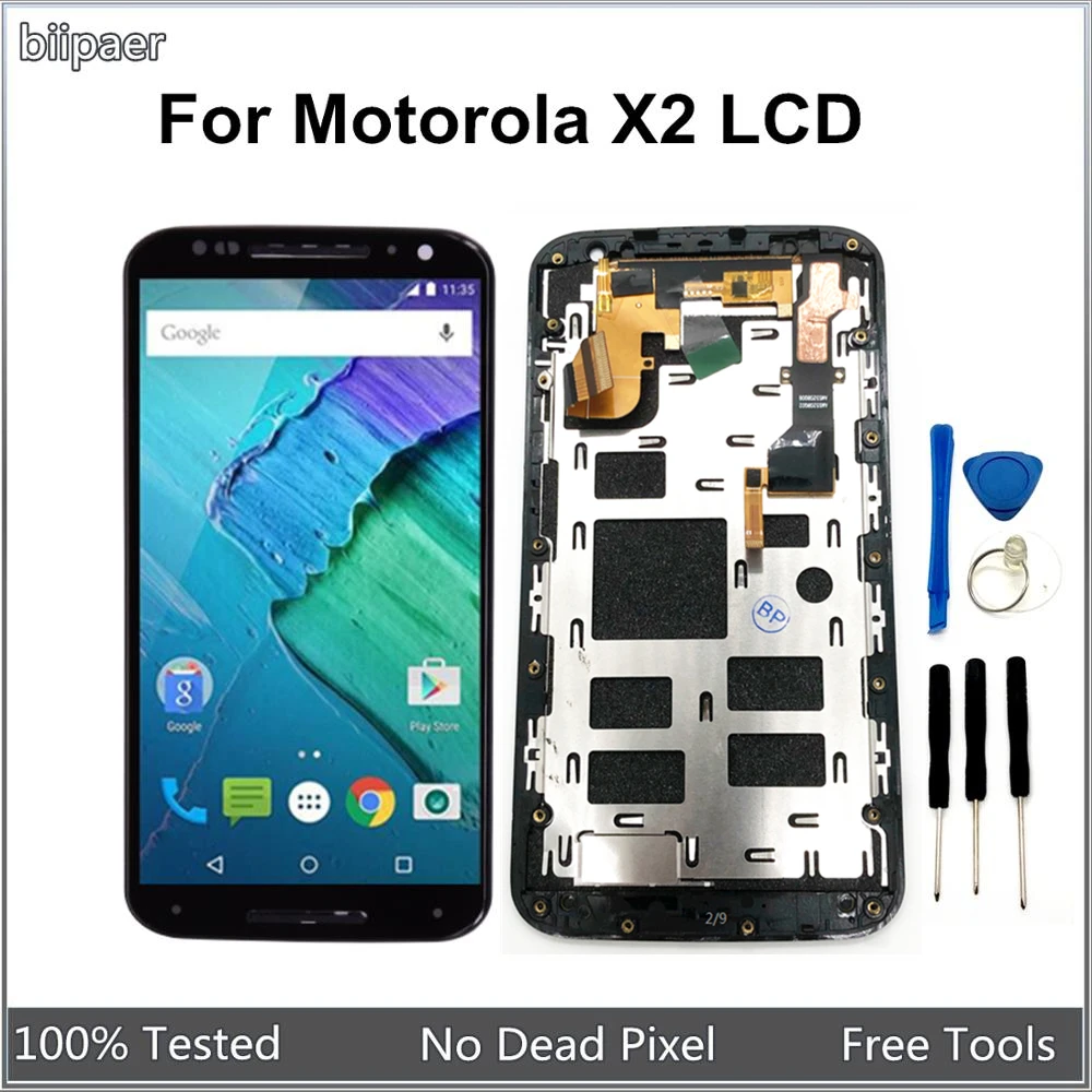 5 2 ''ЖК дисплей сенсорный экран дигитайзер в сборе с рамкой для Motorola Moto X2 ЖК X + 1