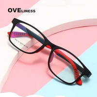 fashion glasses frame for boy girl tr90 children flexible protective myopia prescription kids glasses eyeglasses eyewear frames
