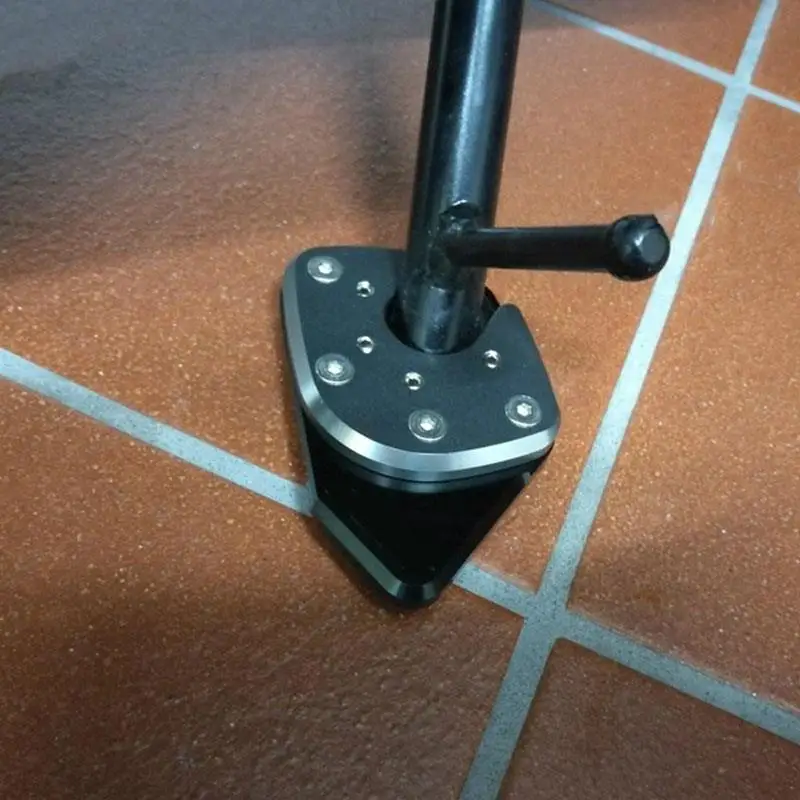 

Motorcycle Kick Stand Foot Side stand Stand Aluminum Alloy Plate Pad Extension Enlarger Pad For Honda X-ADV 750 2017 2018