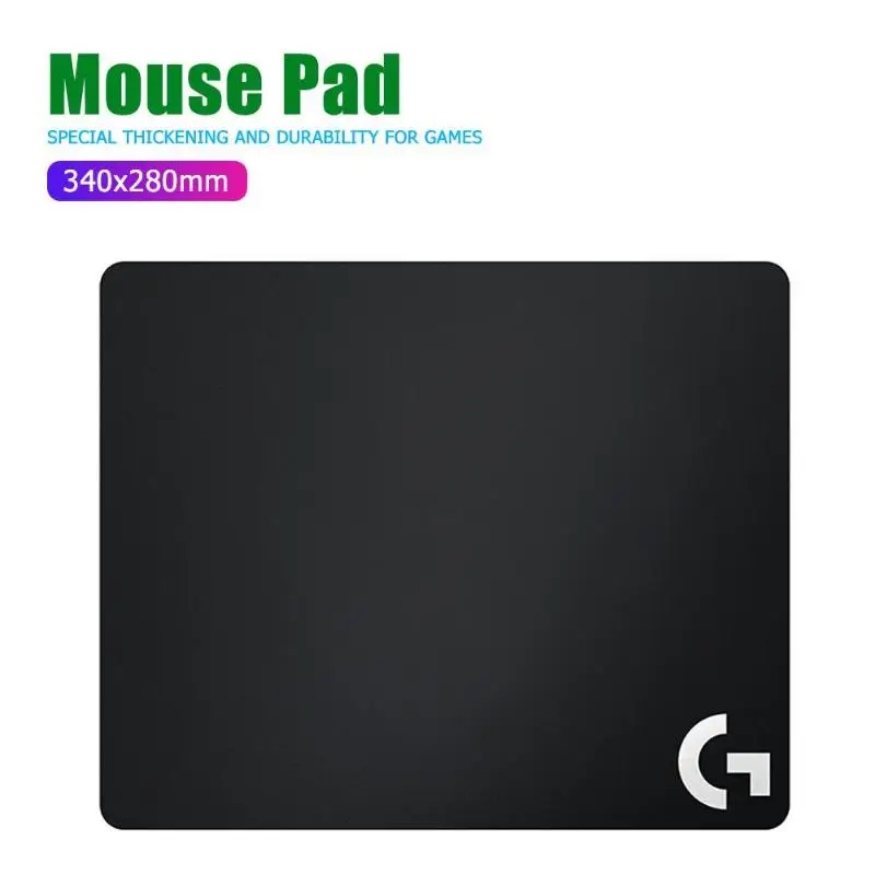 Коврик для игровой мыши из мягкой ткани, 34X28 см, G640, 46X40 см, нескользящая резиновая основа, большой коврик для мыши, для ПК, компьютера, ноутбука