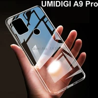 phone shell for umidigi a9 pro case glass silicone matte soft tpu back cover telefone funda bumper umi a9 protector cover capa