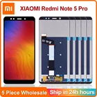 ЖК-дисплей с рамкой для Xiaomi Redmi Note 5 Pro 5 шт.лот качества AAA, сменные детали для ЖК-дисплея Redmi Note 5 pro, запчасти для ремонта
