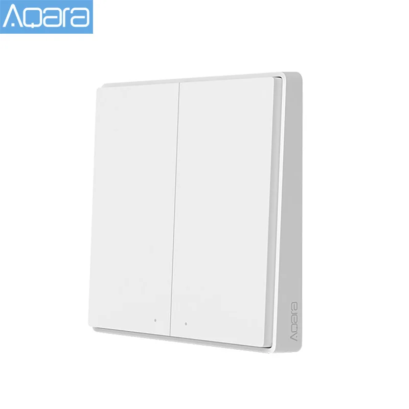 Беспроводной настенный выключатель Aqara D1 с дистанционным управлением работает