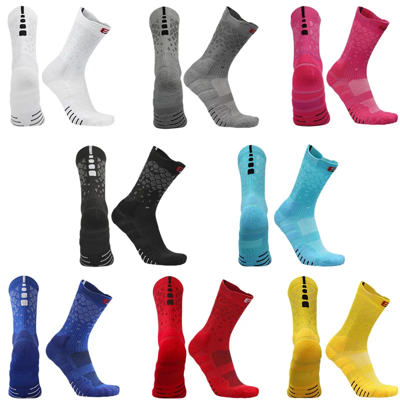 Professional Sports Basketball Socks Men Elite Middle Tube Actual Combat Stockings Children's Towel Bottom Thickened Climbing