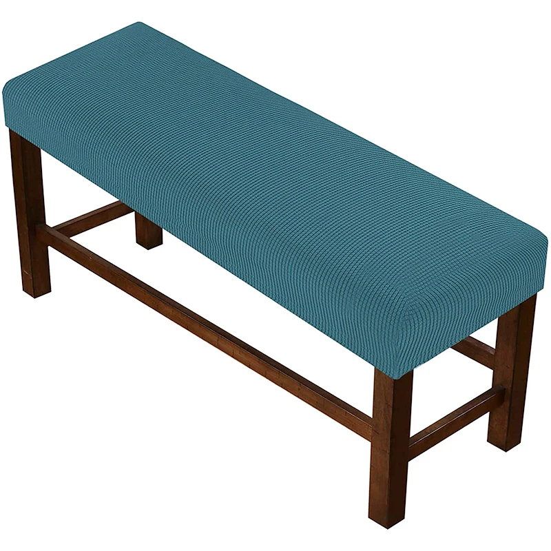 Polar Fleece Fabric Bench Cover Plaid Non-slip Removable Washable Covers Dining Room Chair For Hotel Kitchen Home | Дом и сад
