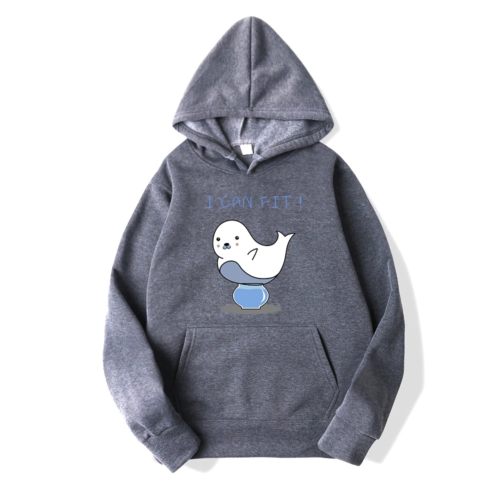 

I Can Fit Poster Funny Male Sweatshirts Harajuku Fashion Hooded Streetwear Casual Pullover 2021 Autumn Fleece Warm Men Hoody